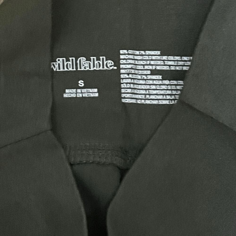 Wild Fable Olive Green Leggings Size Small - Thumbnail 3