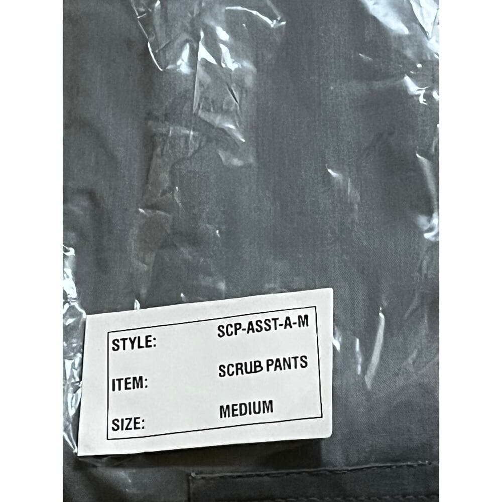 Captan Gray Scrub Pants Size Medium - Thumbnail 3