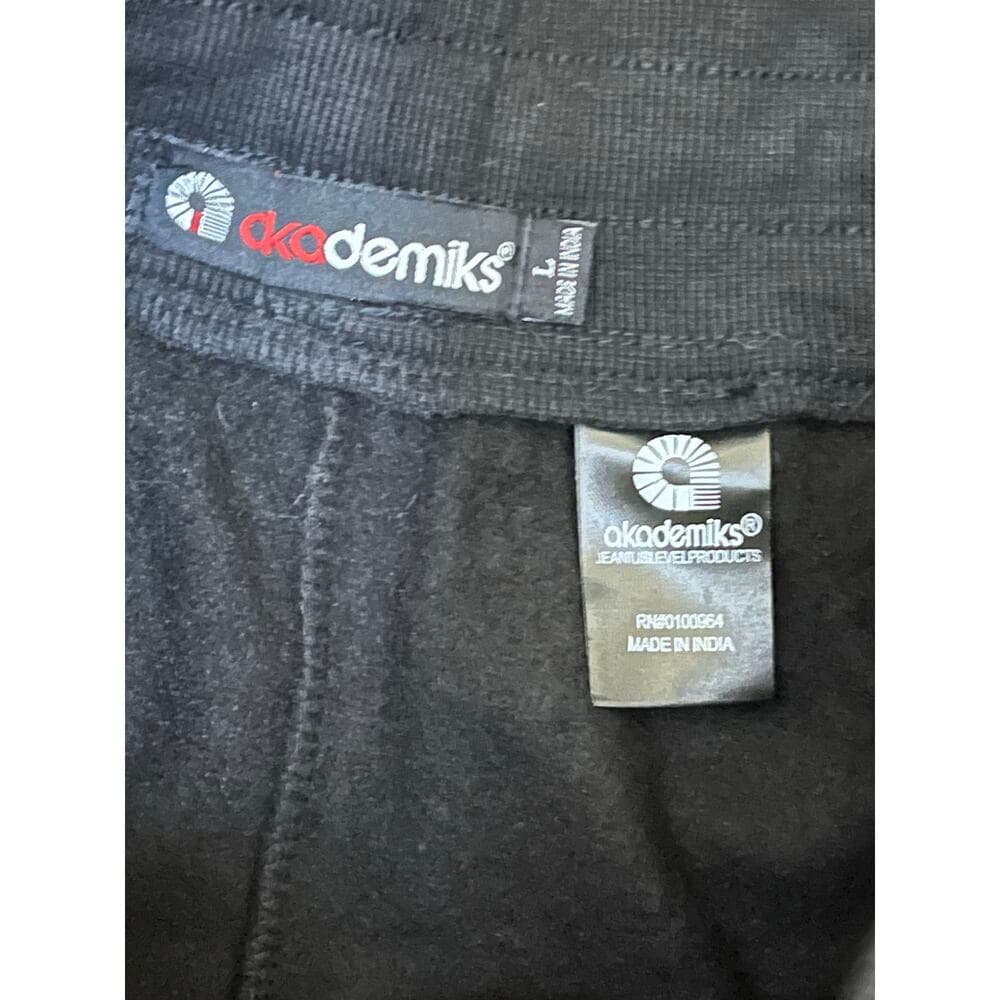 Akademiks Men’s Black Sweatpants Size Large - Thumbnail 4