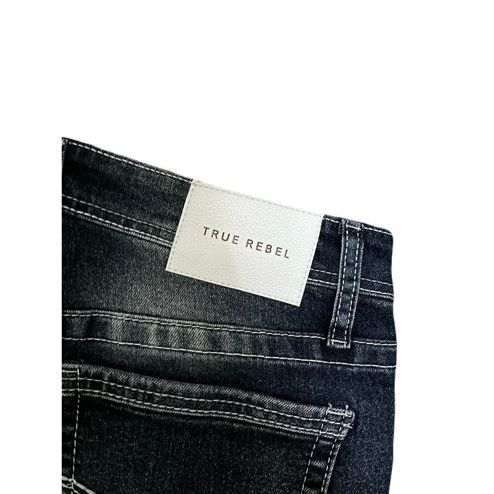 True Rebel Men’s Denim Blue Jeans Size W32 X L32 - Thumbnail 4