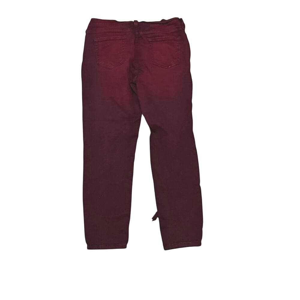 Fashion Nova Women’s Burgundy pants size 13 - Thumbnail 3