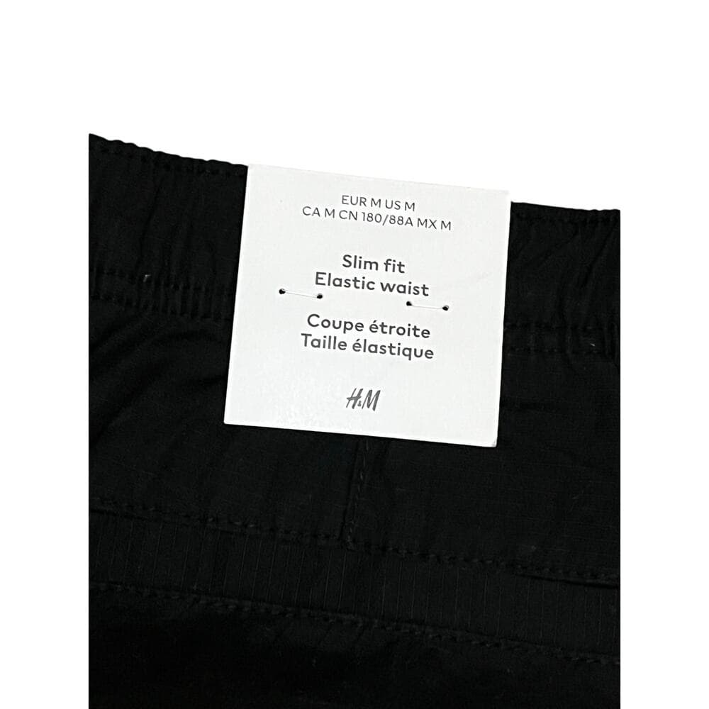 H & M Black Men’s cargo Pants Size M - Thumbnail 5