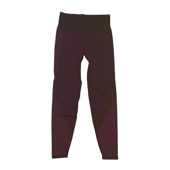 Pink Burgundy Women’s Leggings Size Medium - Thumbnail 6