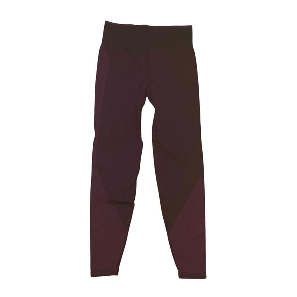 Pink Burgundy Women’s Leggings Size Medium - Thumbnail 5