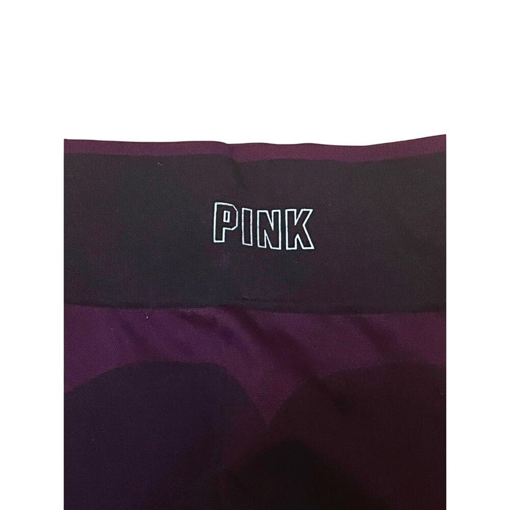 Pink Burgundy Women’s Leggings Size Medium - Thumbnail 2
