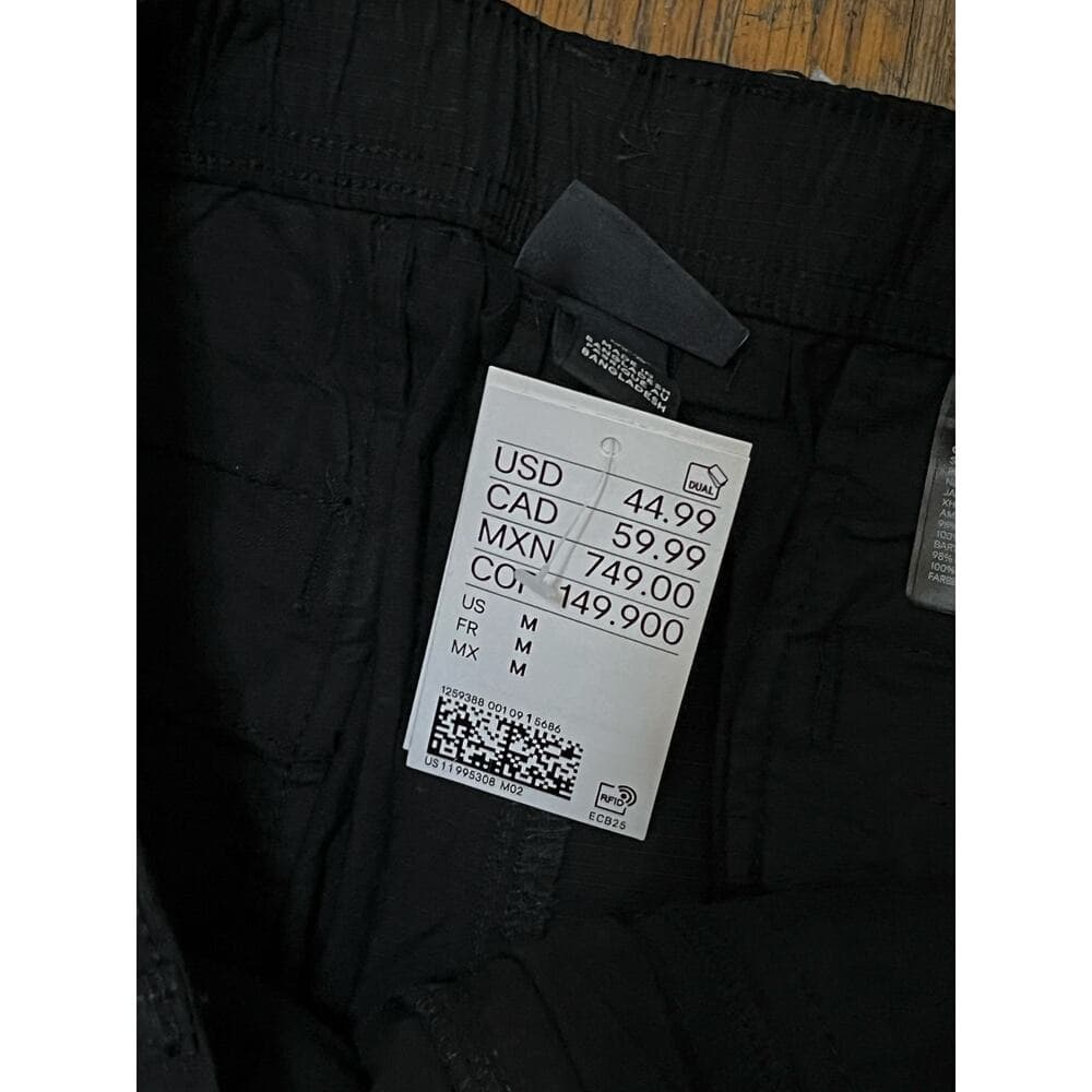 H & M Black Men’s cargo Pants Size M - Thumbnail 2