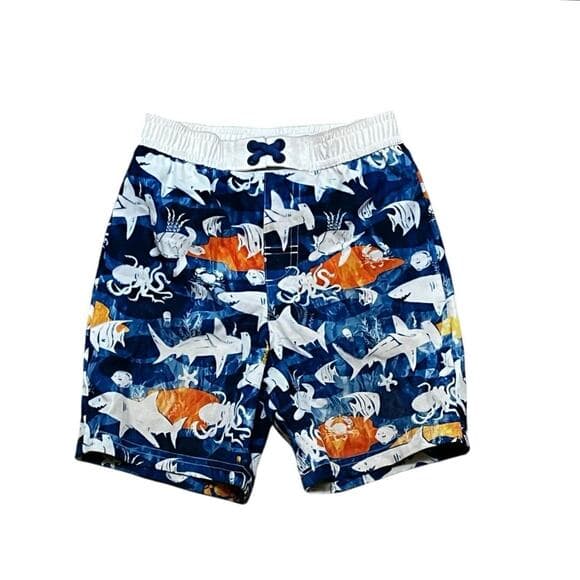 Wonder Nation Kids Swim Shorts Size 4 T - Thumbnail 4