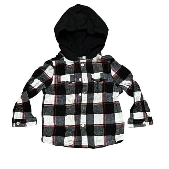 Wonder Nation Kids Sweater Black/Red/White T-Shirt Size 4T - Thumbnail 5