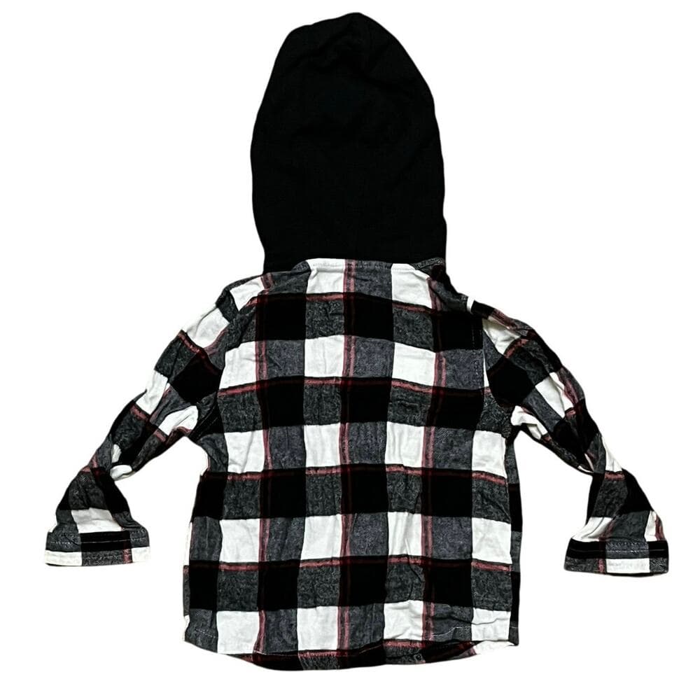 Wonder Nation Kids Sweater Black/Red/White T-Shirt Size 4T - Thumbnail 3