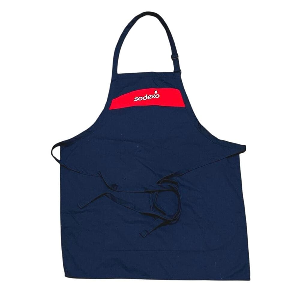 Sodexo Navy & Red Apron One Size - Thumbnail 4