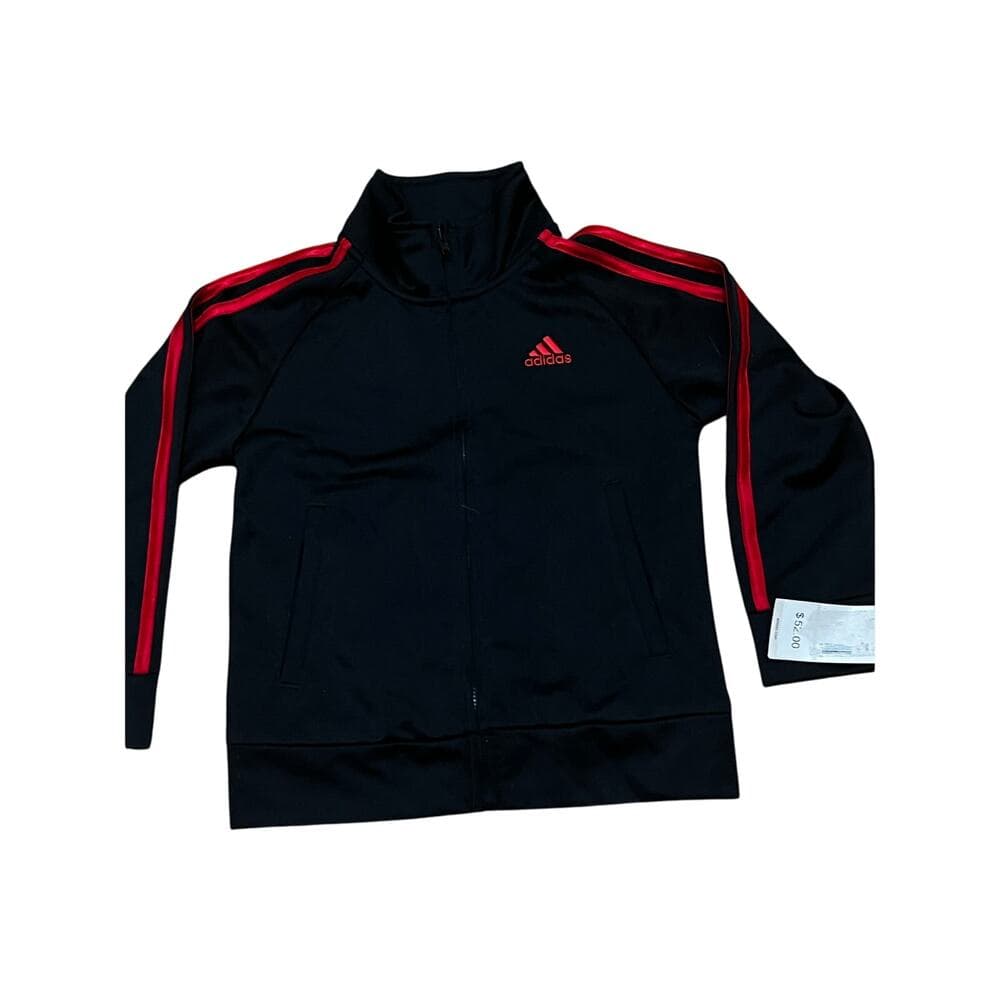 Adidas Kids Black & Red Hoodie Size 4T - Thumbnail 5
