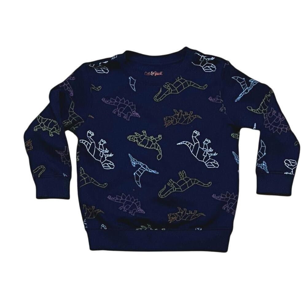Cat & Jack dinosaur CrewNeck Sweater Size 4T - Thumbnail 4