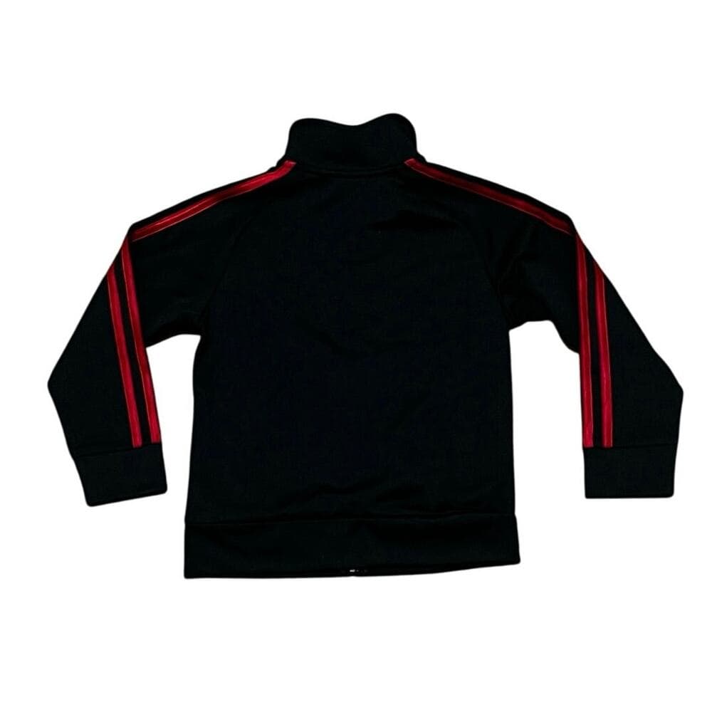 Adidas Kids Black & Red Hoodie Size 4T - Thumbnail 2