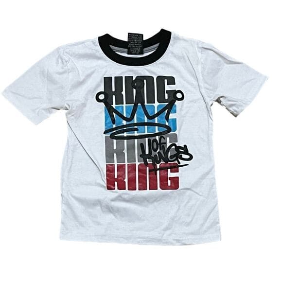 Kings Of Kings Kids White T-Shirt Size 4 - Thumbnail 5