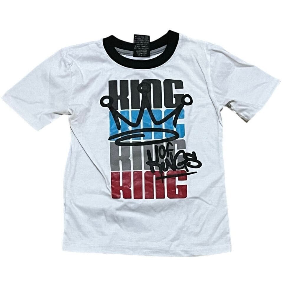 Kings Of Kings Kids White T-Shirt Size 4 - Thumbnail 4