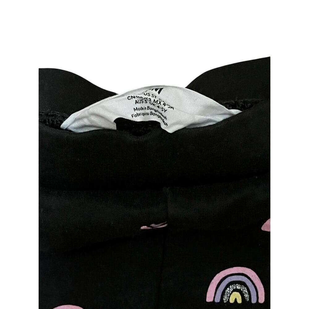H & M kids Leggings With Rainbow On Them Size 5T - Thumbnail 2