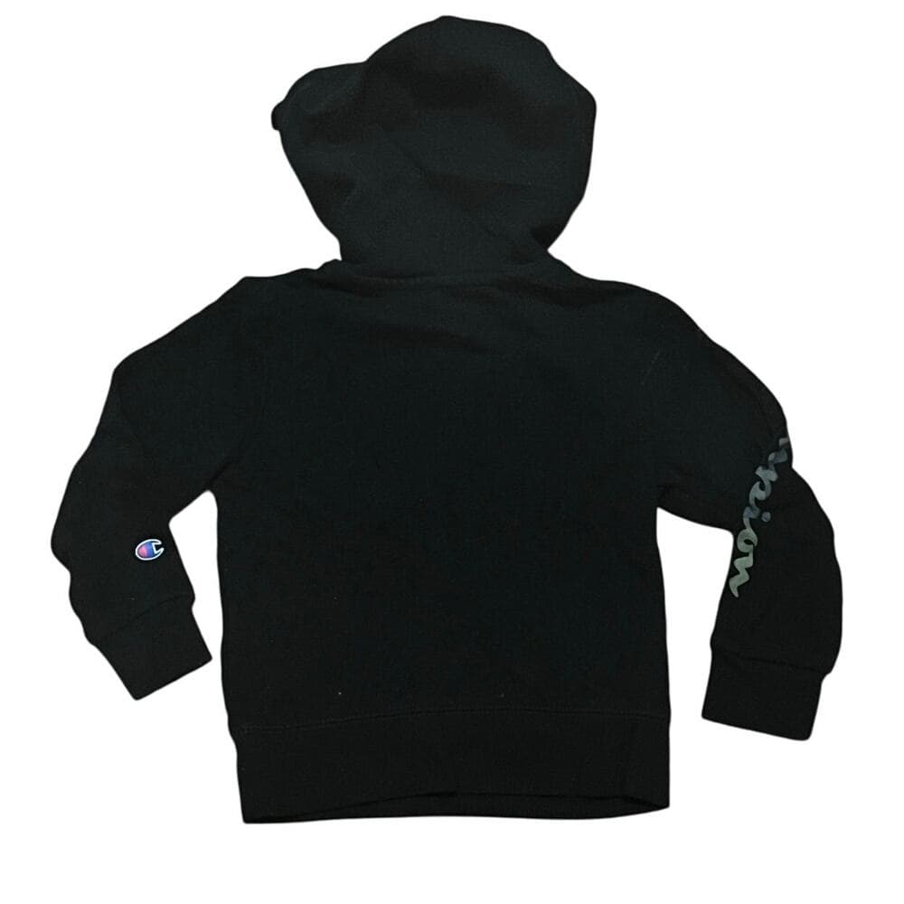 Kids Champion Black Hoodie Size 4 - Thumbnail 4