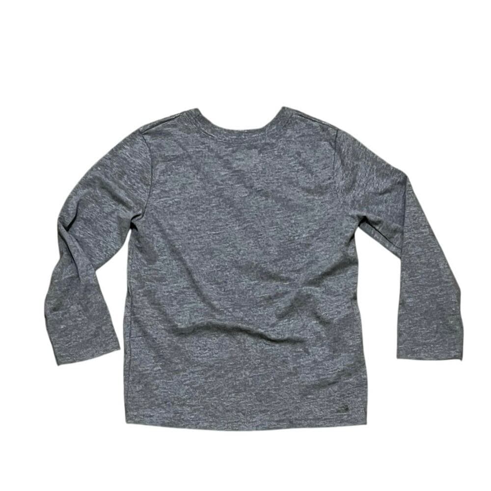 Garanimals Busy Having Fun Gray & Blue Kids Long Sleeve T-Shirt Size 4T - Thumbnail 3