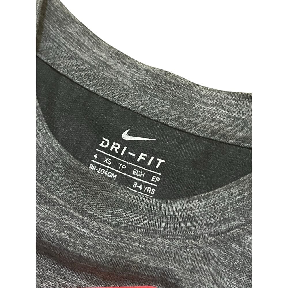 Nike Gray Kids T-Shirt Size 4T - Thumbnail 2