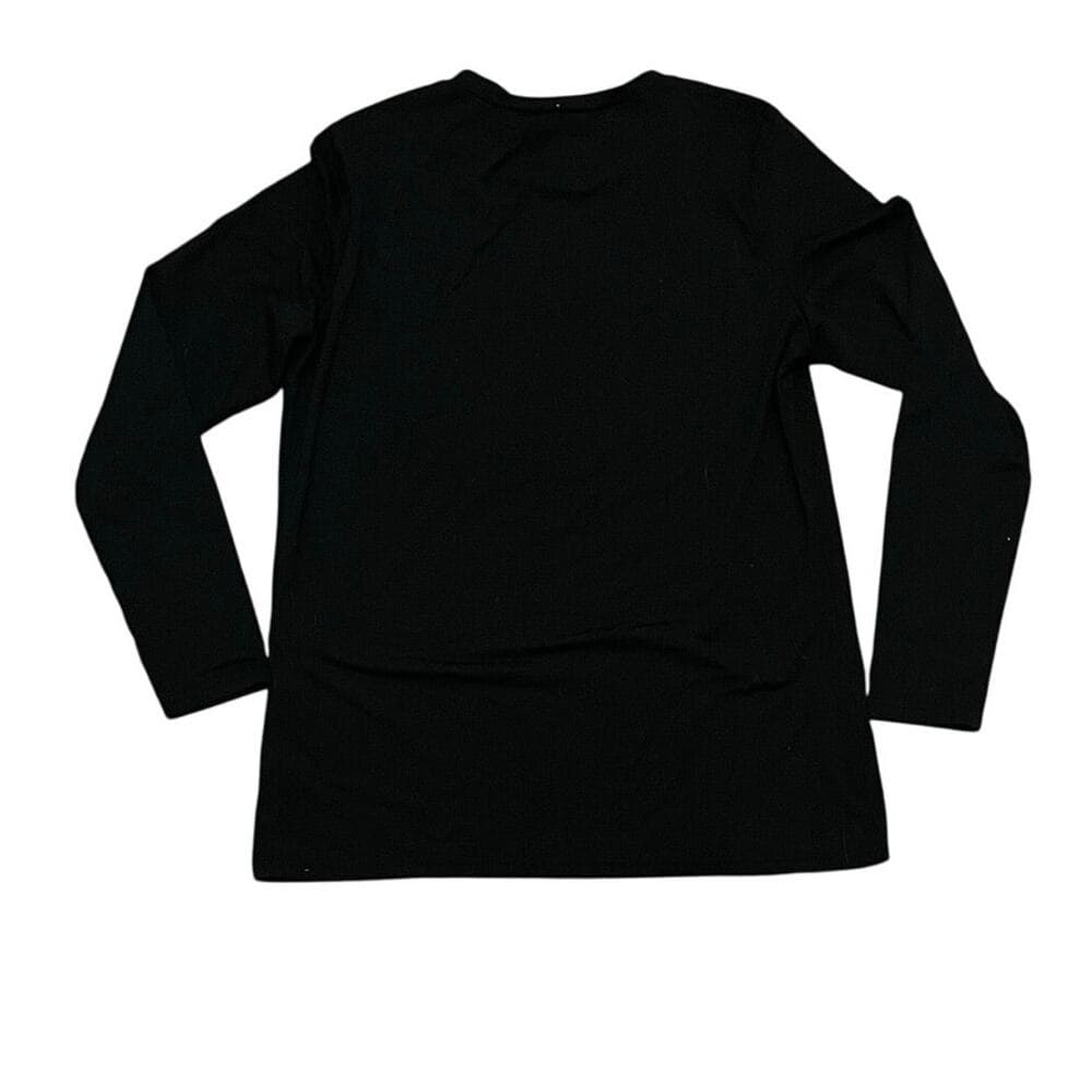 Christmas Black Long Sleeve T-Shirt Size Large - Thumbnail 4
