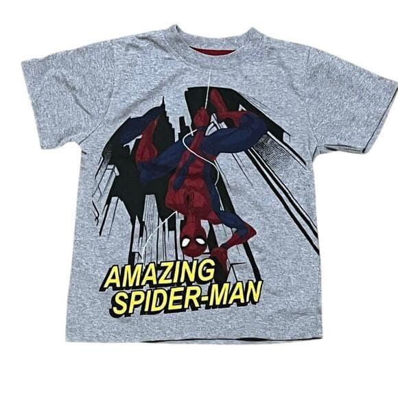 Amazing Spider Man Kids T-Shirt Size 4 - Thumbnail 5