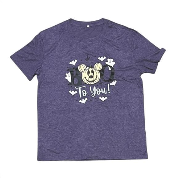 Boo To You Purple Halloween T-shirt Size Large - Thumbnail 5