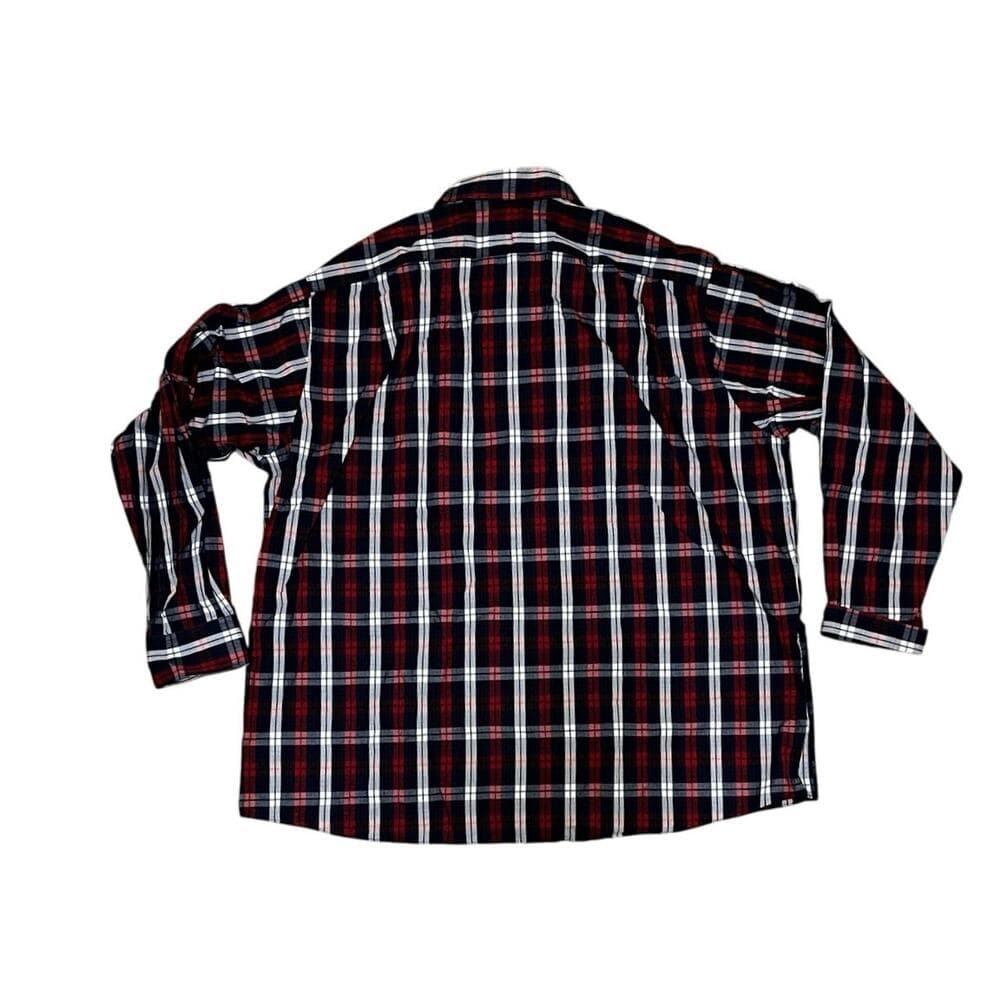 Tommy Hilfiger Tall Long Men’s Button Down Blue & Red Size 20 - Thumbnail 4
