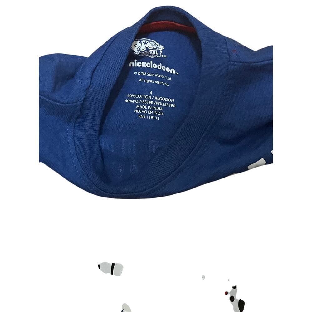 Pawsome Squad Blue Kids T-Shirt Size 4 - Thumbnail 2