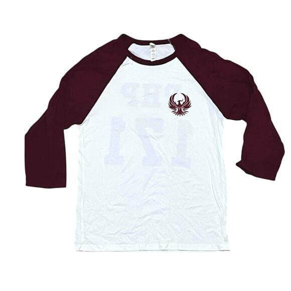 PHP 171 White & Burgundy Women’s Top Size Medium - Thumbnail 5
