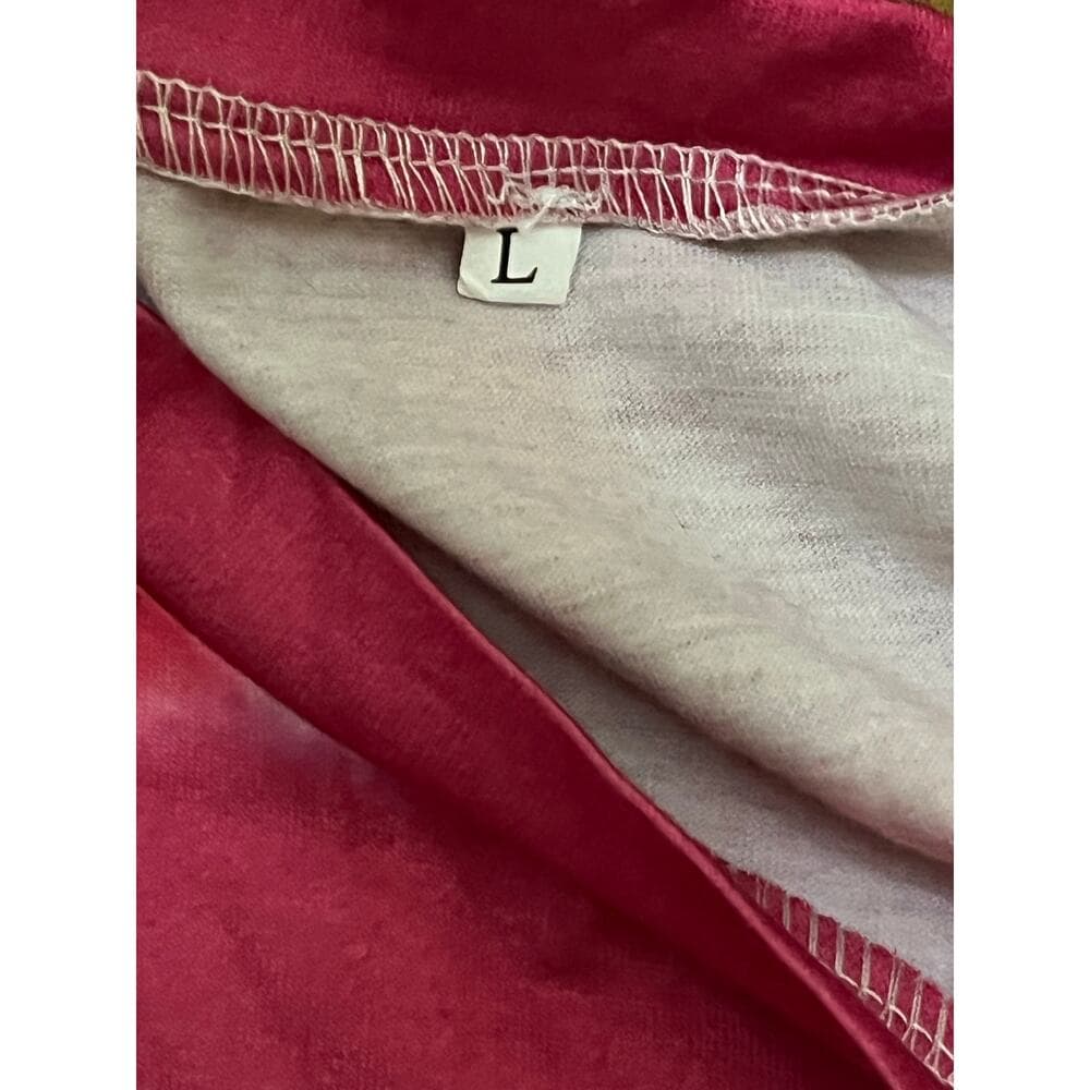 Women’s Heart Shirt Pink & Red Hearts Size Large - Thumbnail 2