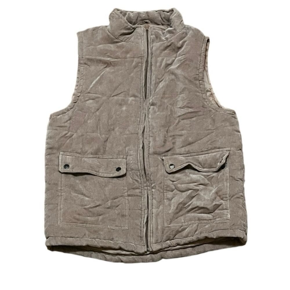 Wether Wear Tan Men’s Vest Size Large - Thumbnail 5