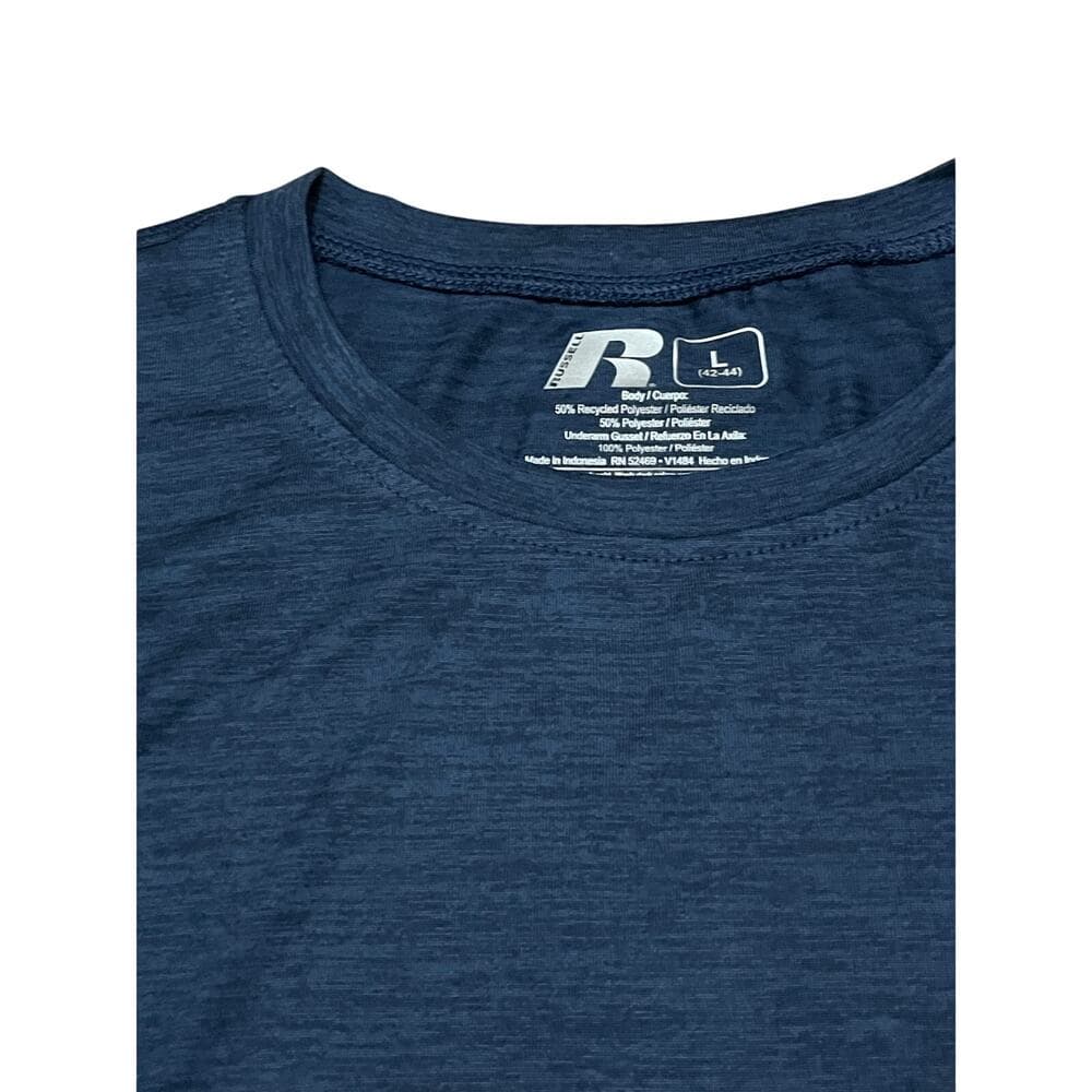 Russell Men’s Dark Blue T-Shirt Size Large - Thumbnail 2