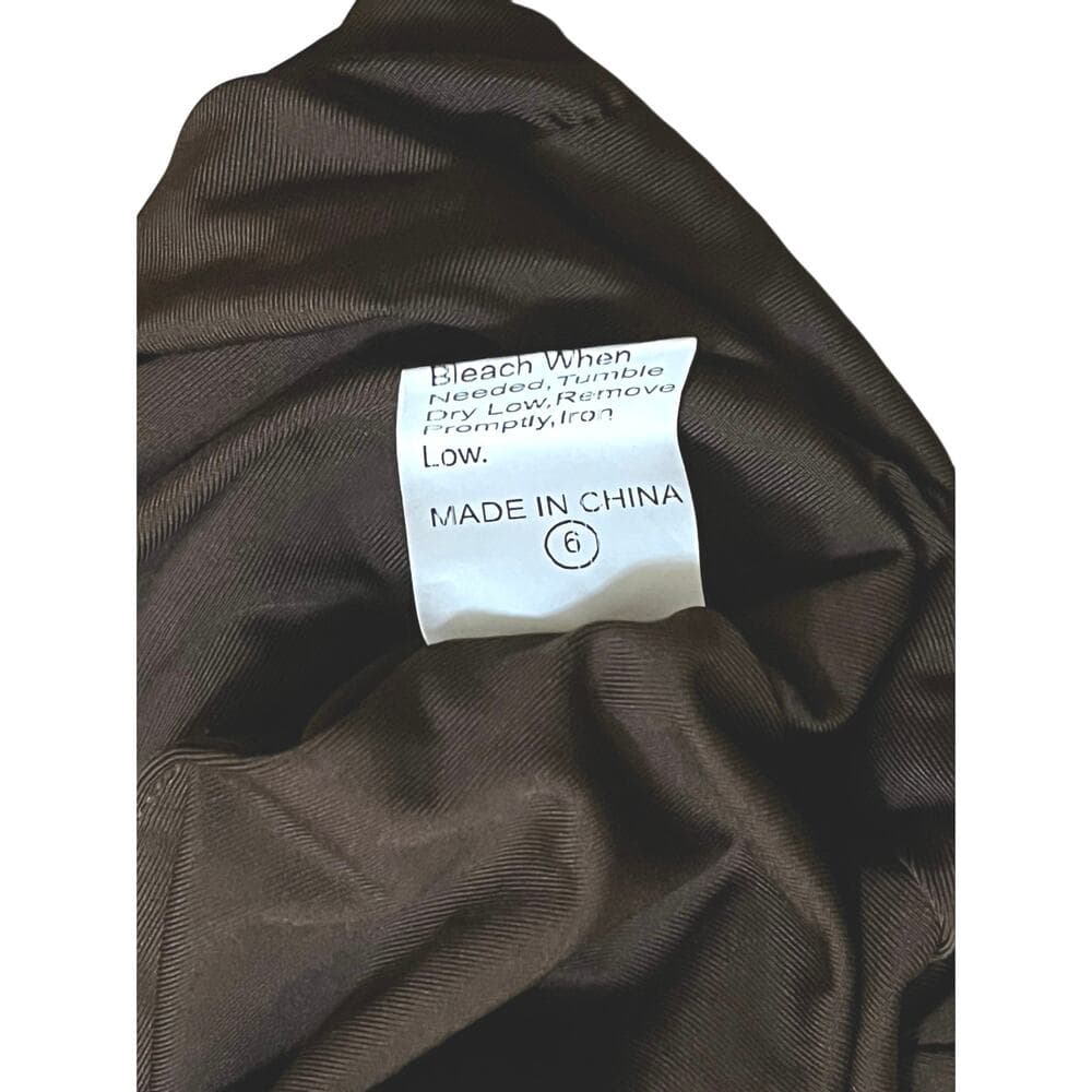 SHEIN Brown Women’s Short Dress Size Medium - Thumbnail 3