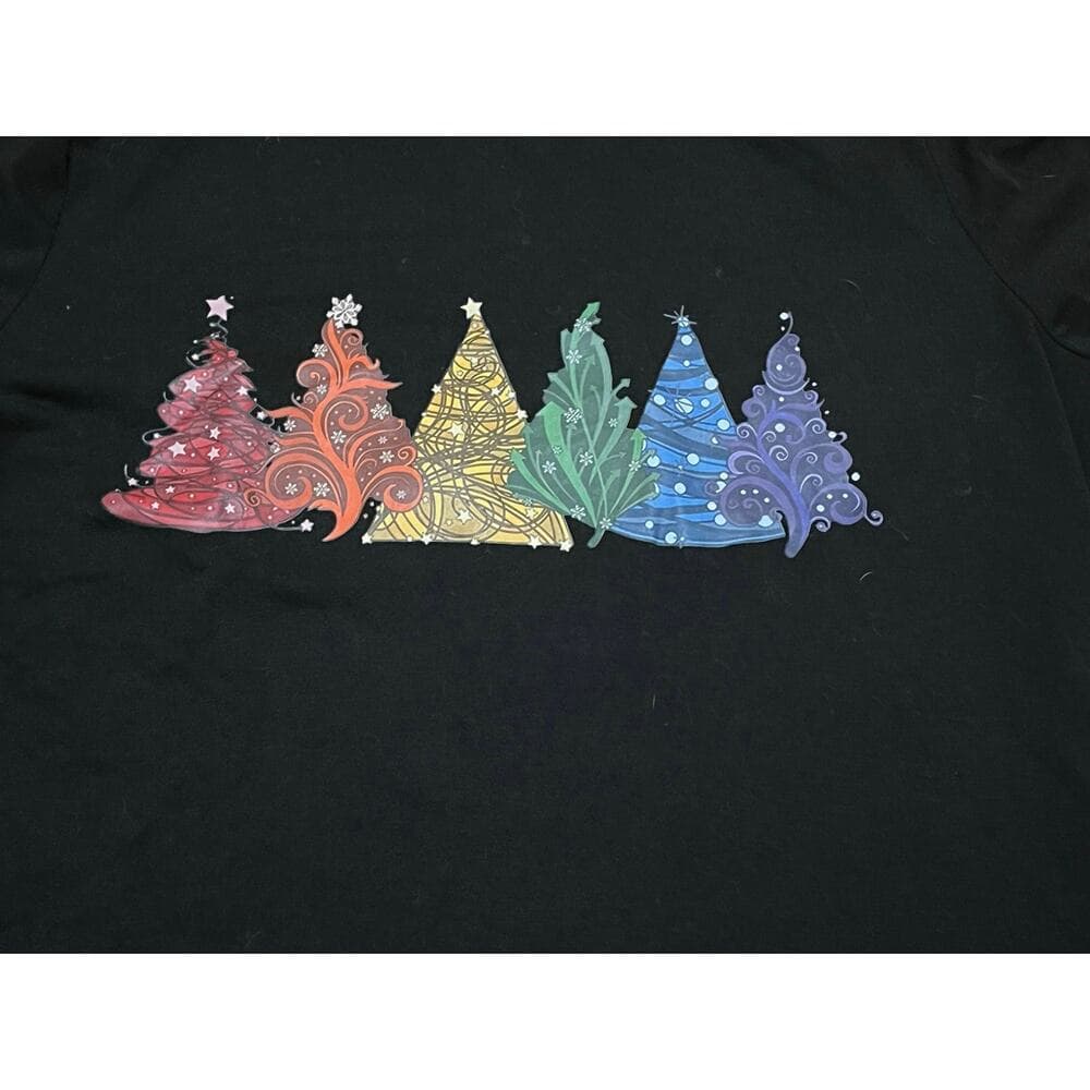 Christmas Black Women’s T-Shirt Size X-Large