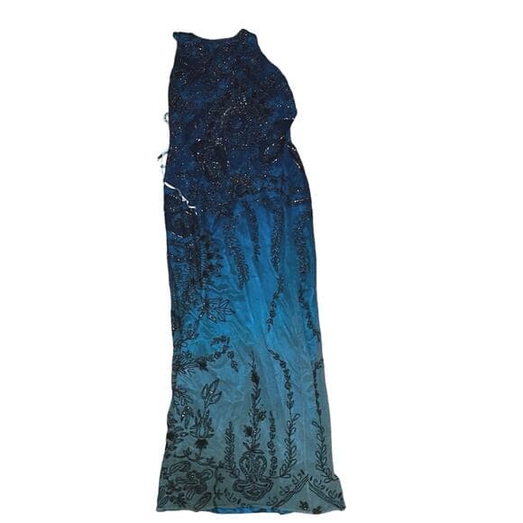 Women’s Long Green Dress Size - Thumbnail 6