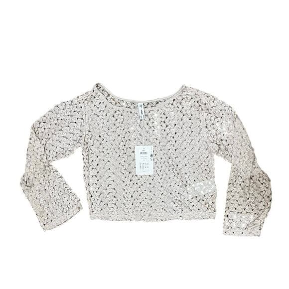 Only Women’s Crop Top Size XS Cream - Thumbnail 4