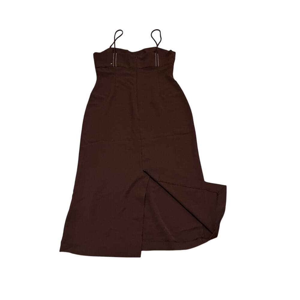 Zara Women’s Long Brown Dress Size Large - Thumbnail 2