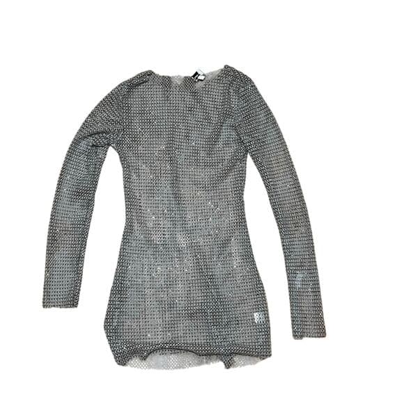 L.A. Heart Sliver See Thru Women’s Dress Size Small - Thumbnail 4