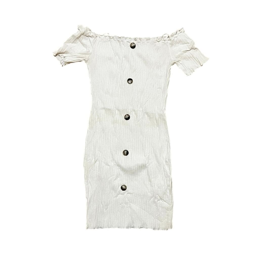 SHEIN White T-shirt Size Medium - Thumbnail 3