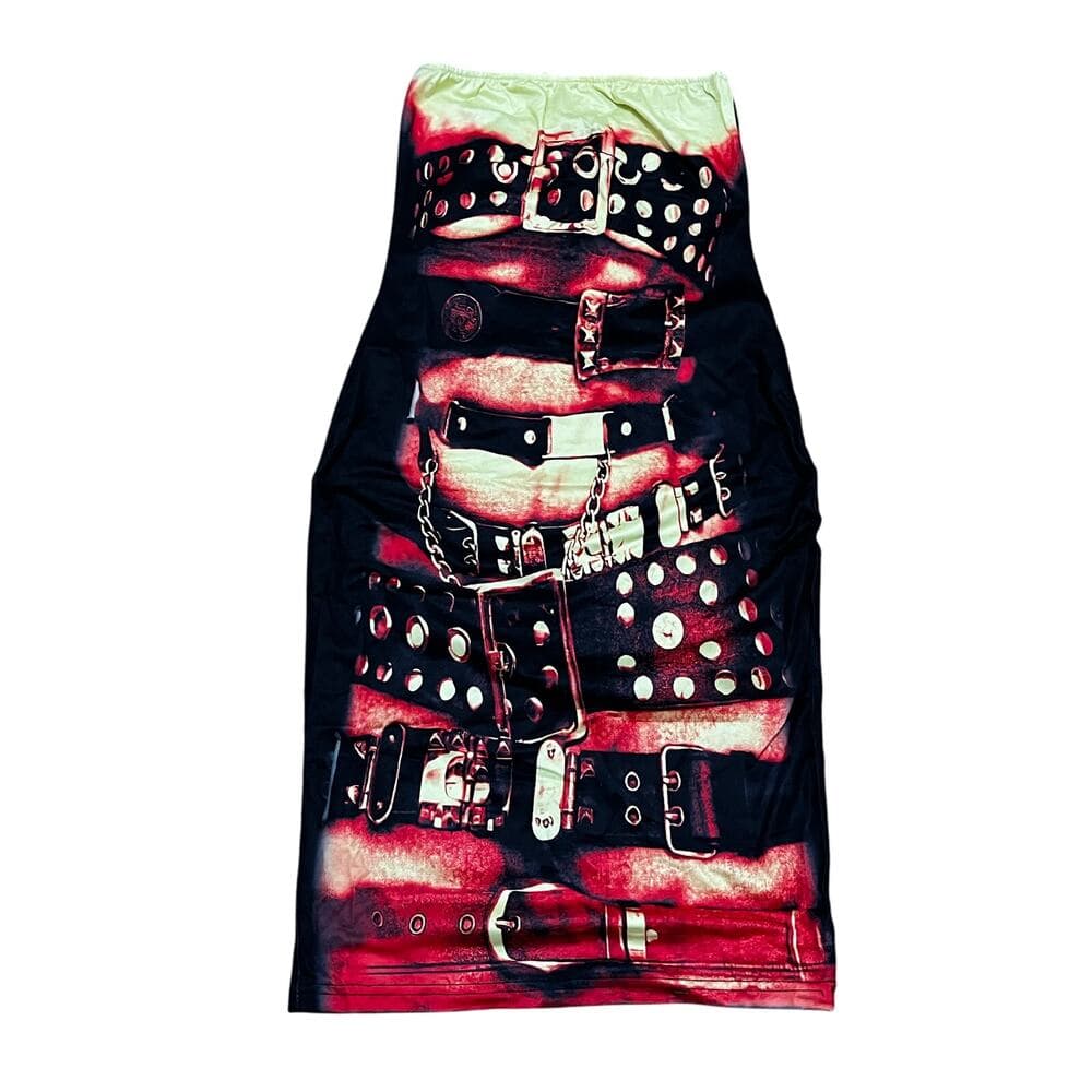 Fashion Nova Strpped And Studded Mini Dress Size Small