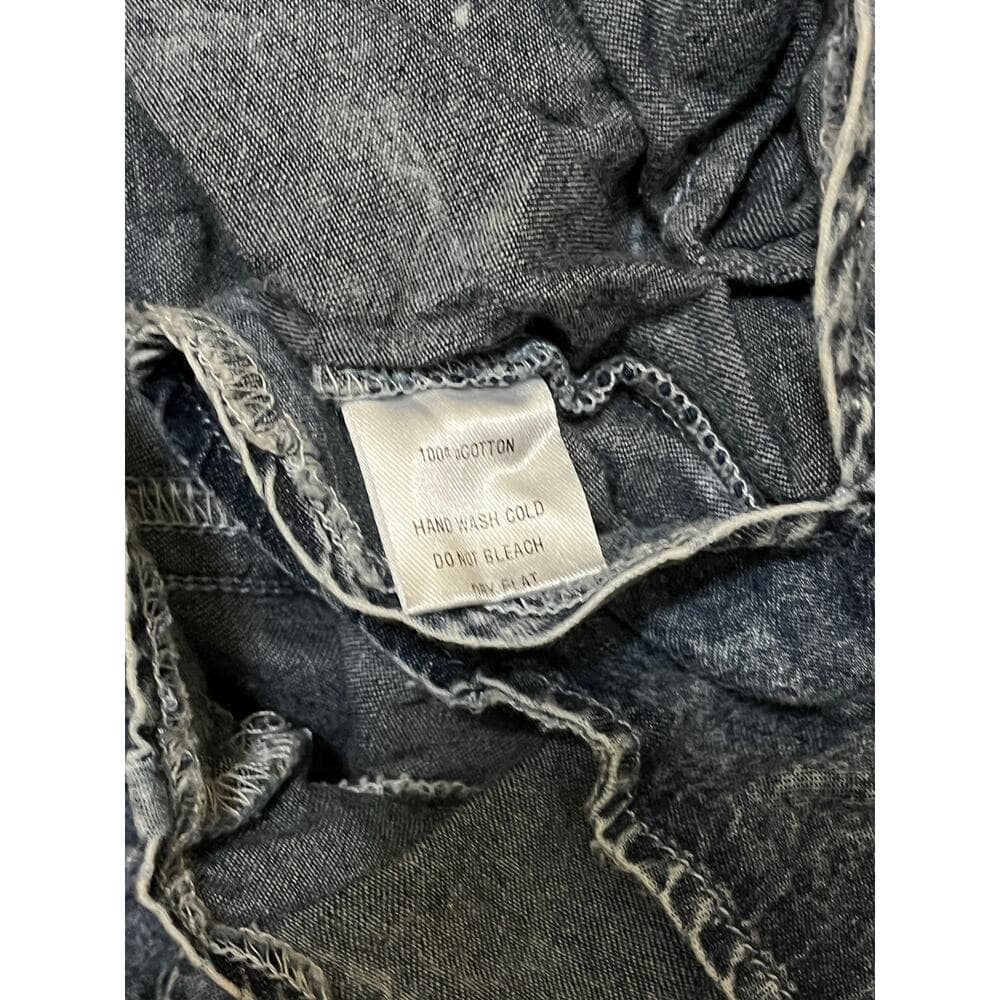 Forever 21 Women’s Denim Blue Romper Size Medium - Thumbnail 3