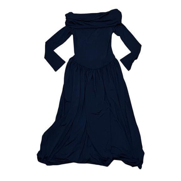 SHEIN Women’s Long Sleeve Dress Navy Size Medium - Thumbnail 4