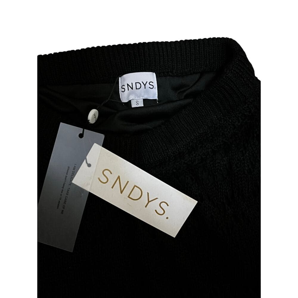 Sandy Black Long Pencil Dress Size Small - Thumbnail 2
