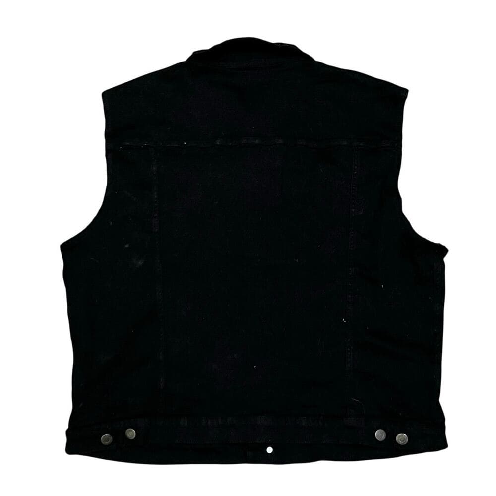 Si Tu Veux Men’s Black Vest Size XXL - Thumbnail 2