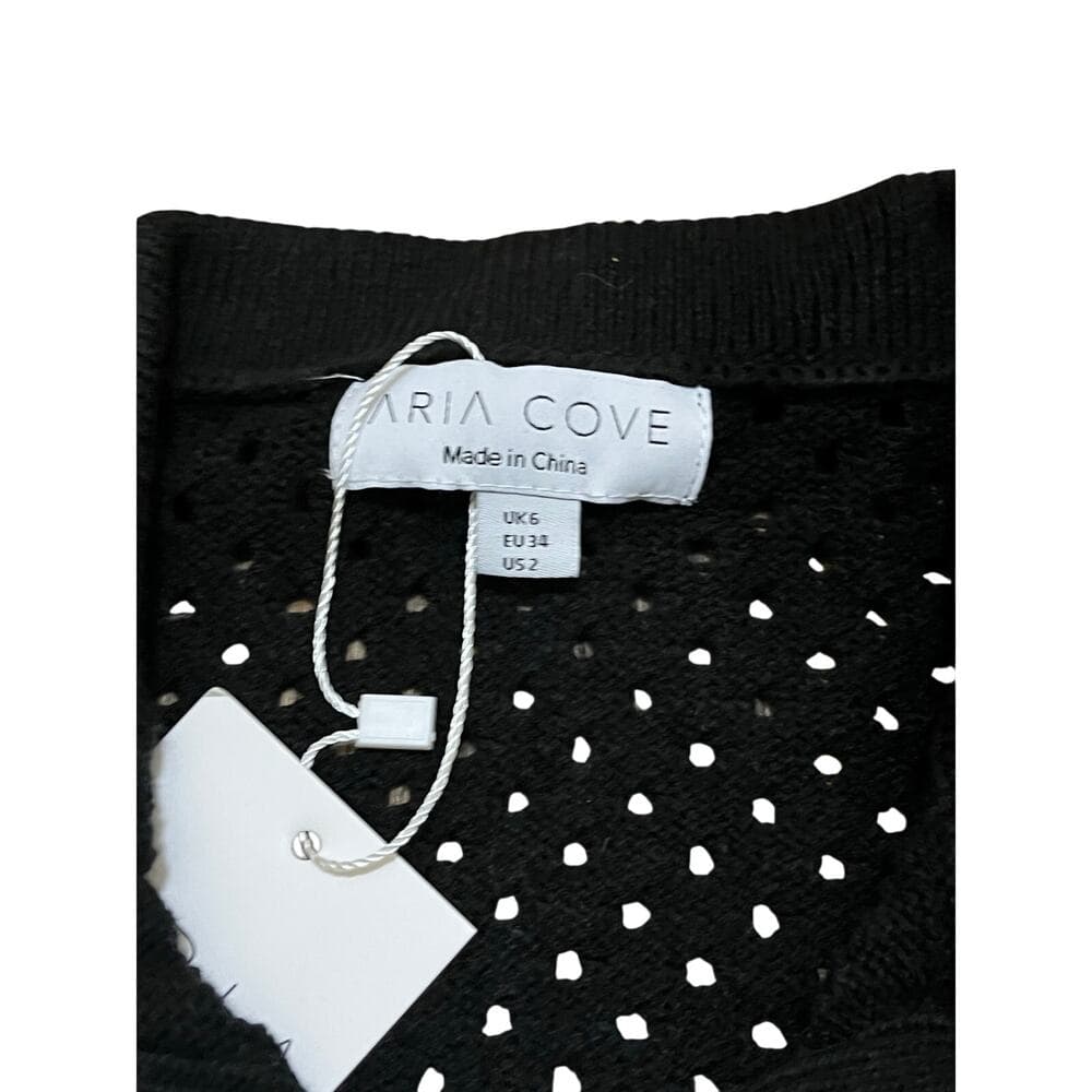 Aria Cove Black Womens Top Size 2 - Thumbnail 2