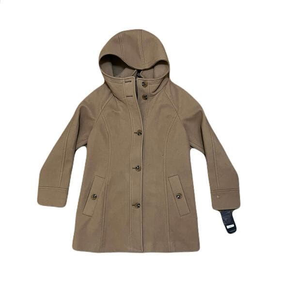 Tommy Hilfiger Women's Hooded Button-Front Coat Size SP - Thumbnail 9