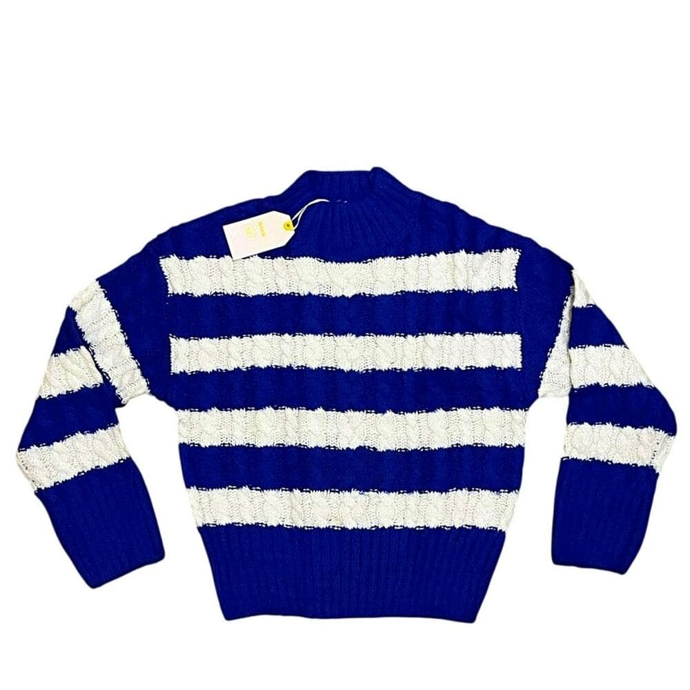 Love Tree Women’s Royal Blue CrewNeck Sweater Size L - Thumbnail 5
