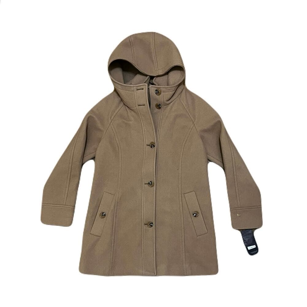 Tommy Hilfiger Women's Hooded Button-Front Coat Size SP - Thumbnail 8