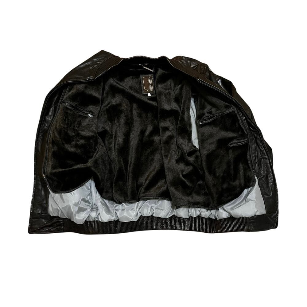 rare vintage knoles & carter leather jacket size 2XL - Thumbnail 5