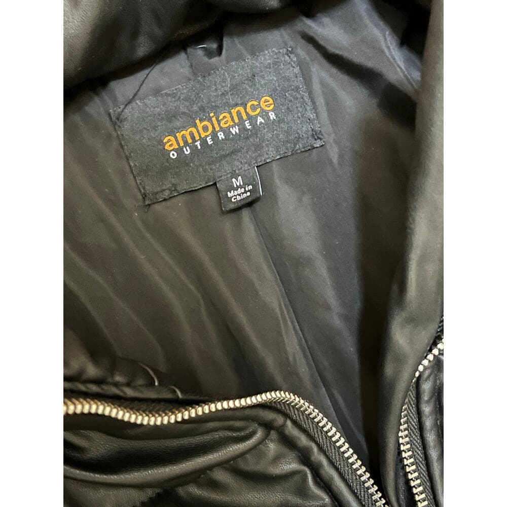 Ambiance Outerwear Women’s Black Coat Size Medium